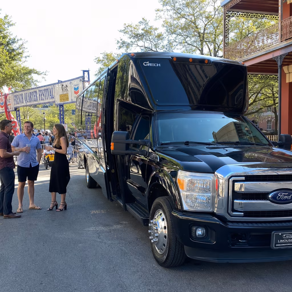 Rent a Bus to French Quarter Festival