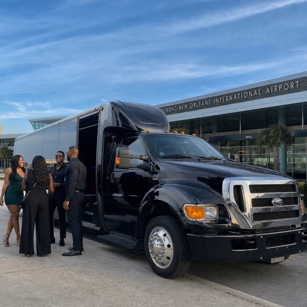 Rent a Bus to Louis Armstrong New Orleans International Airport