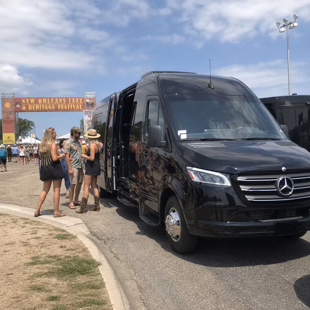 Rent a Bus to New Orleans Jazz & Heritage Festival