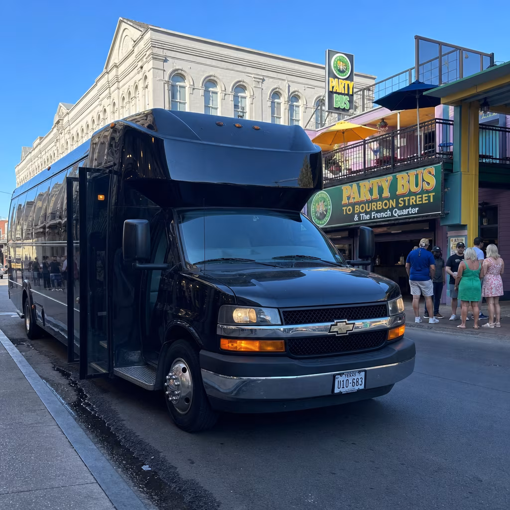 Rent a Bus to Bourbon Street & the French Quarter