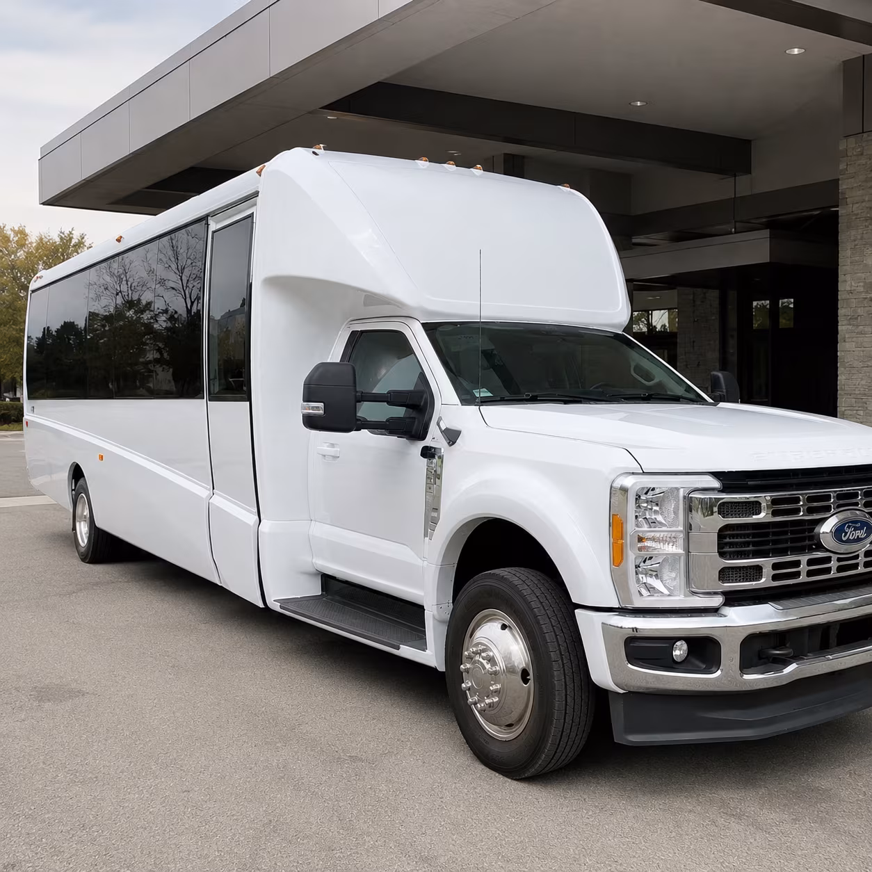 New Orleans Airport Shuttle & Transportation party bus interior