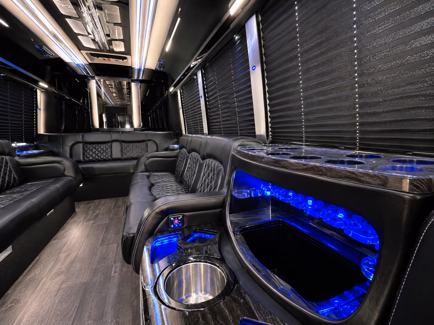 New Orleans Bachelor & Bachelorette Transportation onboard seating