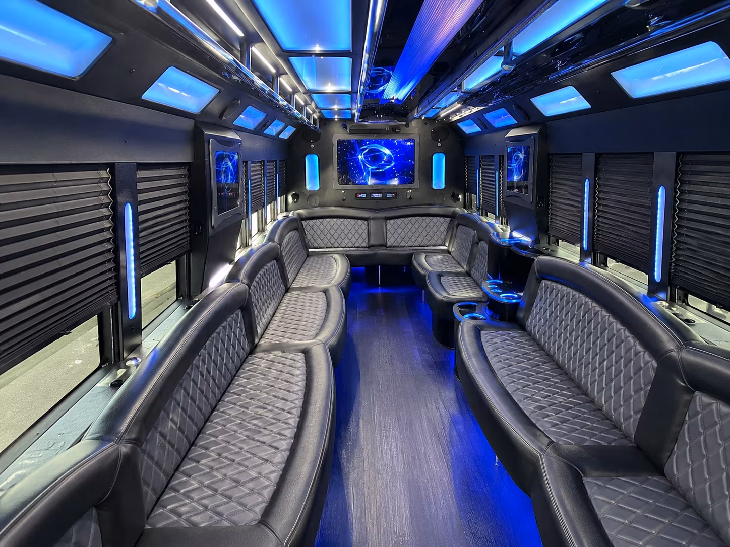 New Orleans Birthday, Sweet 16, & Quinceañera Transportation party bus exterior