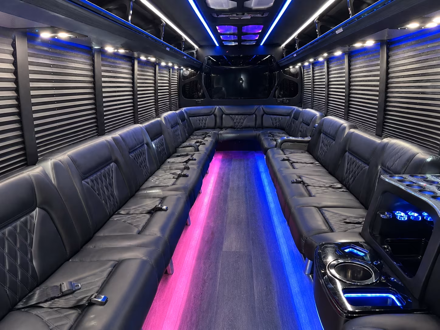 New Orleans Concert & Music Festival Transportation party bus exterior