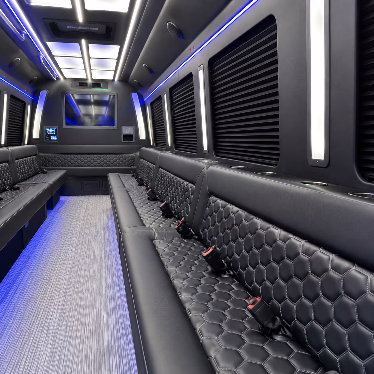 New Orleans Concert & Music Festival Transportation onboard seating