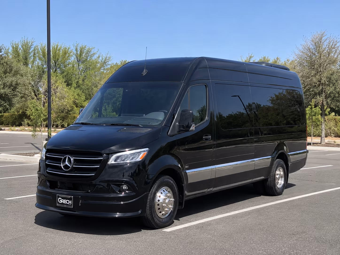 New Orleans Corporate Transportation party bus exterior