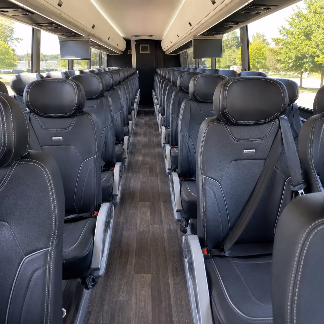 New Orleans Corporate Transportation party bus interior