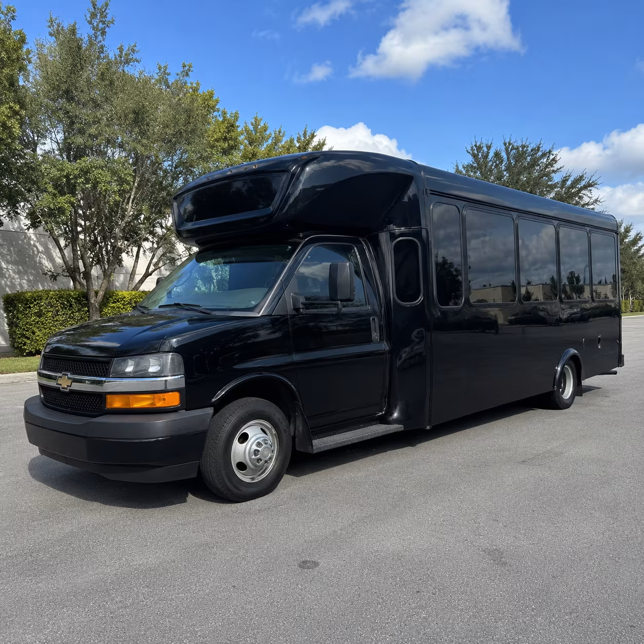 New Orleans Private Event Transportation party bus exterior