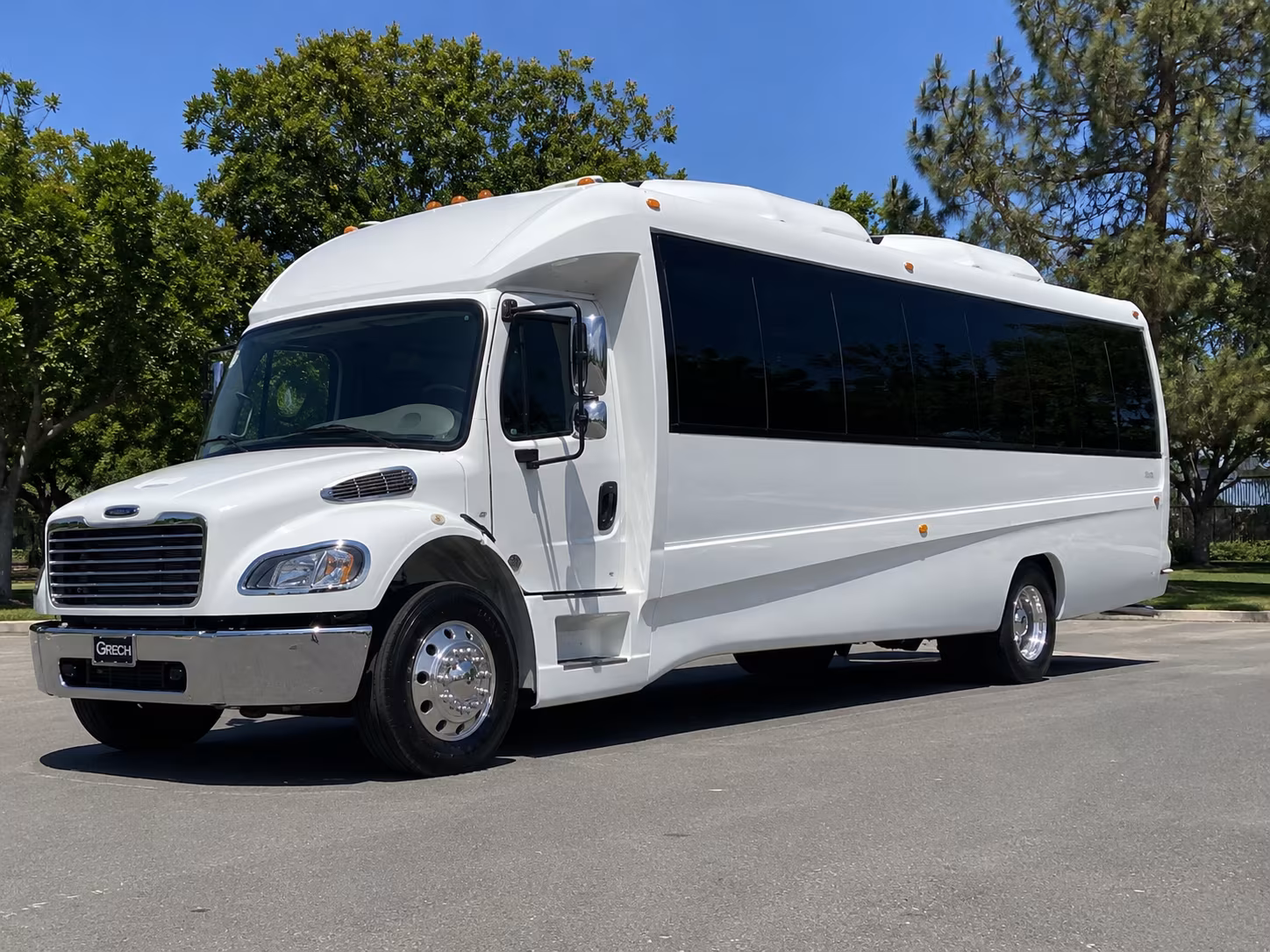 New Orleans Private Event Transportation party bus exterior