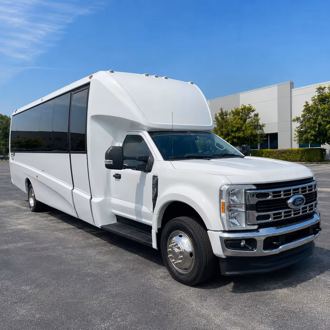 New Orleans School Event Transportation party bus exterior