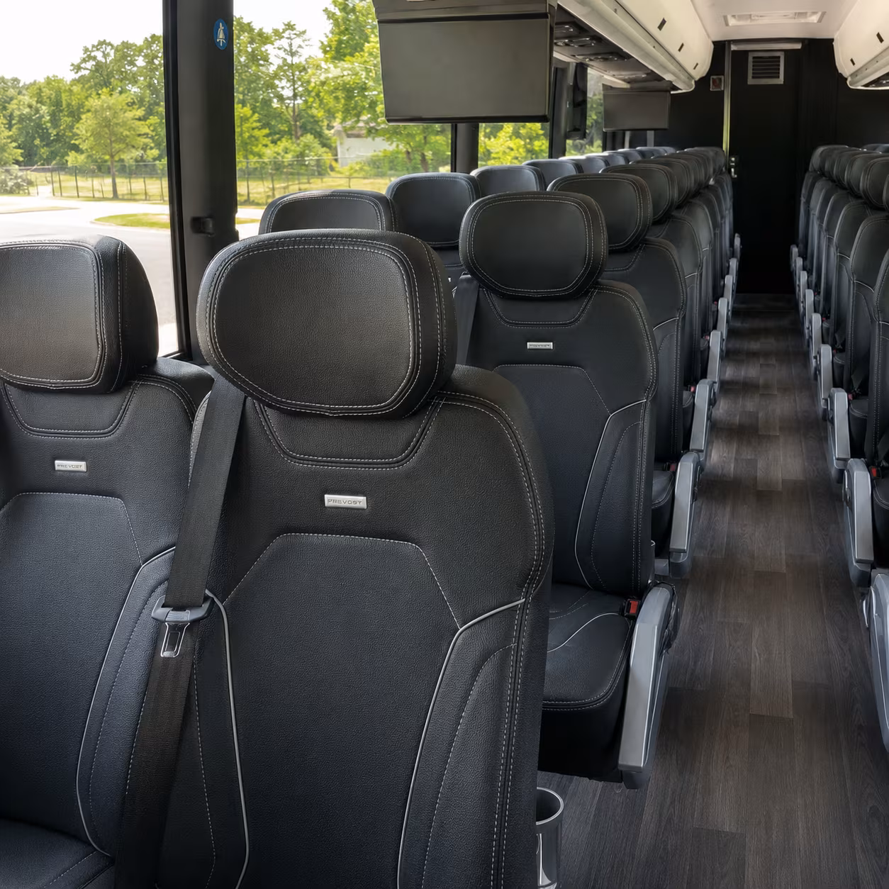 New Orleans School Event Transportation party bus exterior
