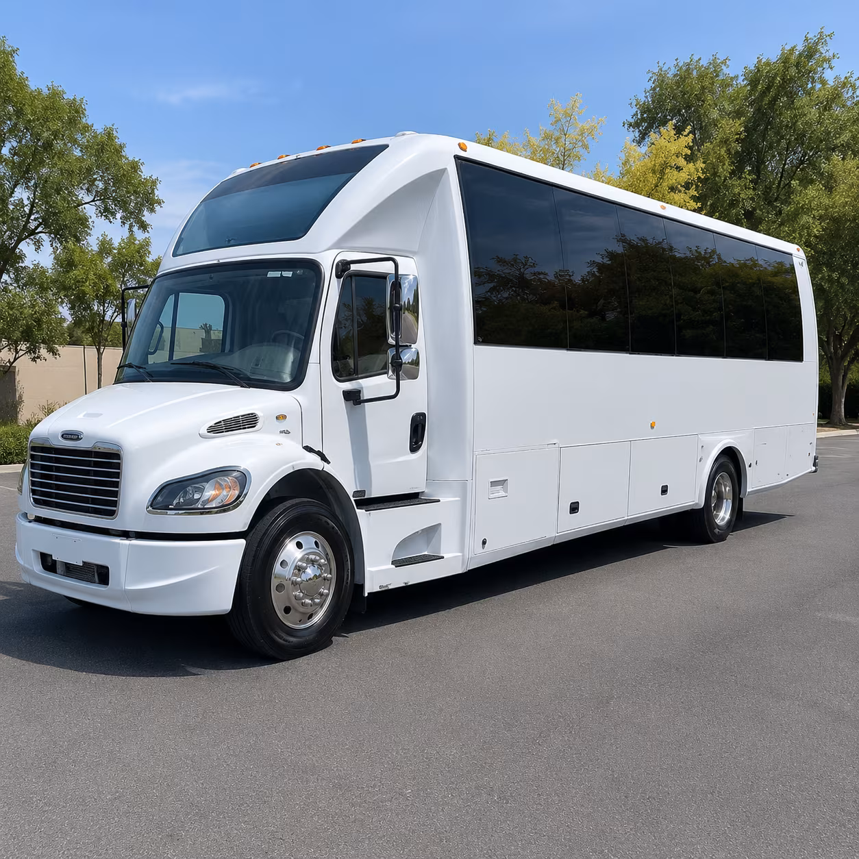 New Orleans Sporting Event Transportation party bus exterior