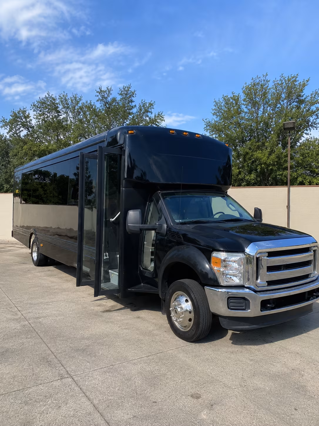 New Orleans Sporting Event Transportation party bus interior