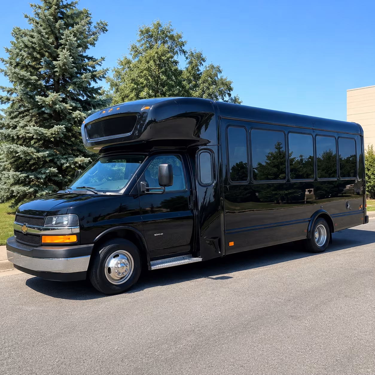 New Orleans Sporting Event Transportation party bus exterior