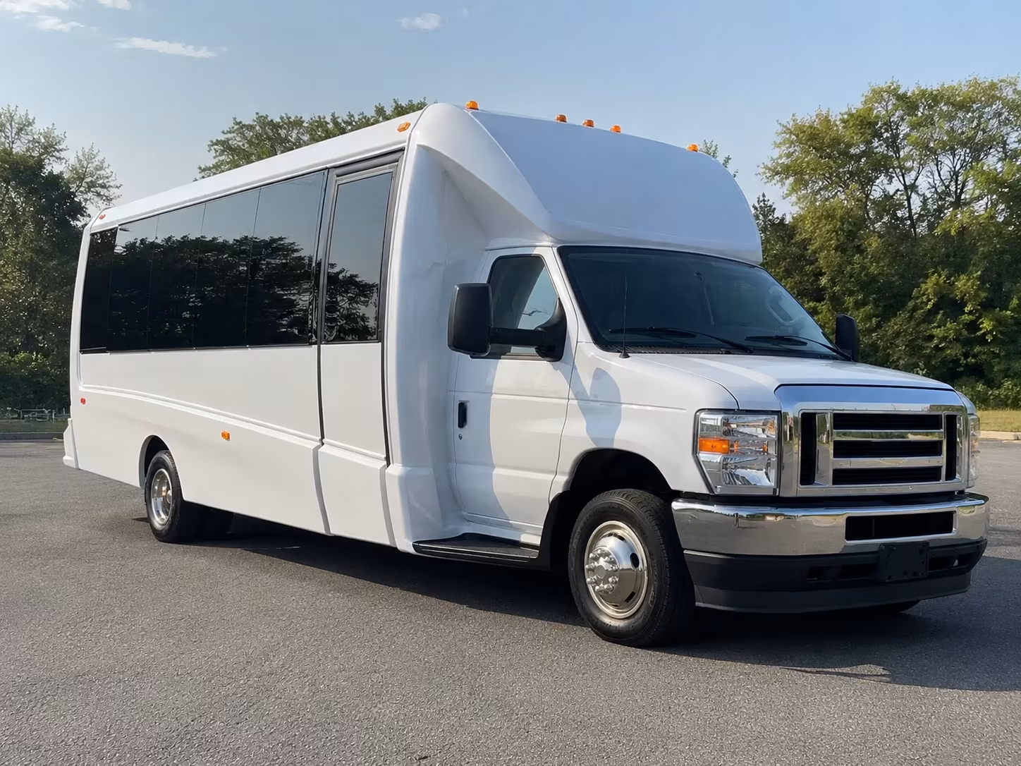 New Orleans Wedding Transportation party bus exterior