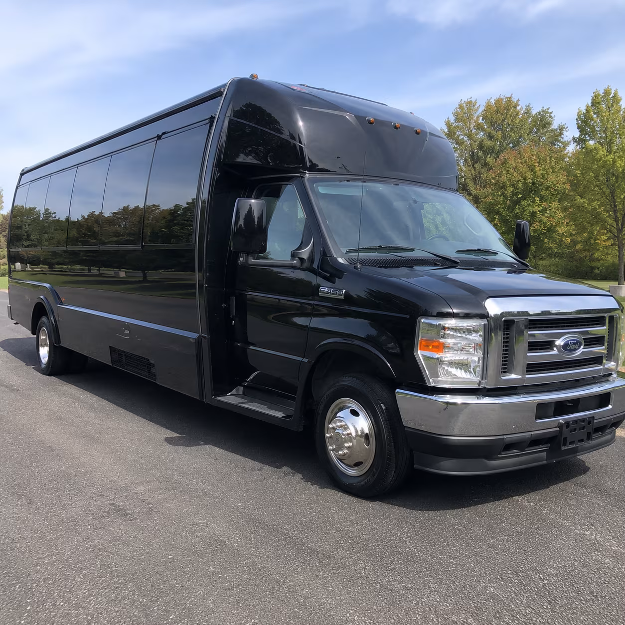 New Orleans Wedding Transportation party bus exterior