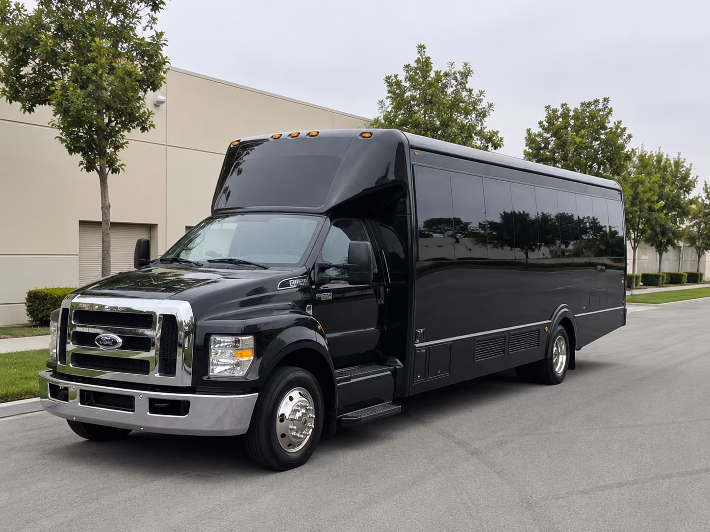 New Orleans Wedding Transportation party bus exterior