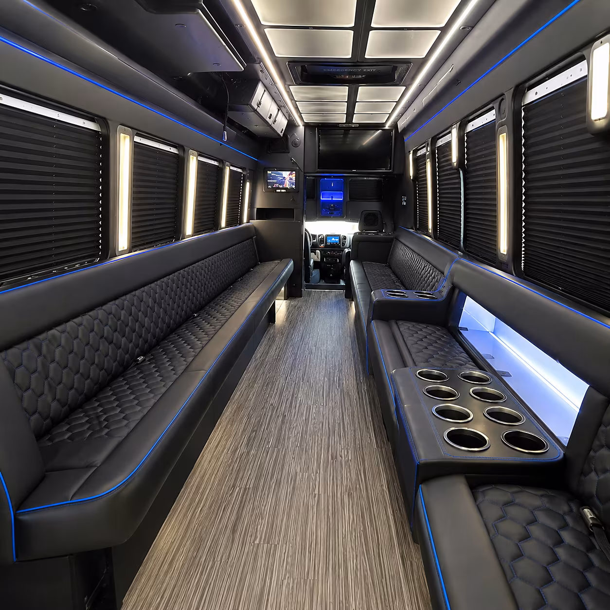 New Orleans Winery Tour & Pub Crawl Transportation onboard seating