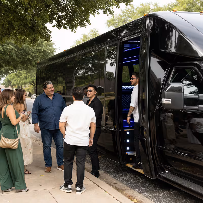 New Orleans Private Event Transportation fleet vehicle