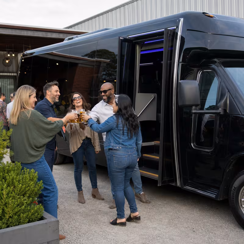 New Orleans Winery & Brewery Tour Transportation fleet vehicle