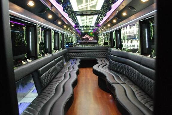 Gulfport 25 Passenger Limo bus Interior