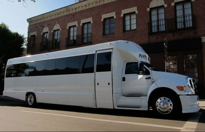 Gulfport 30 Passenger Party Bus White