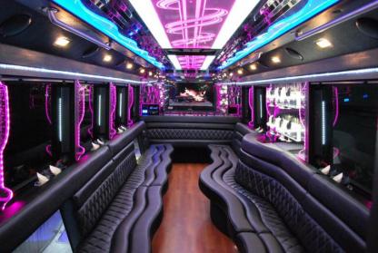 Mobile 50 Passenger Party Bus Interior